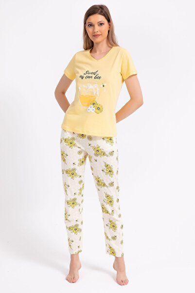 ROLY POLY Σετ πιτζάμες με κοντομάνικο κίτρινο κορίτσι Rolypoly