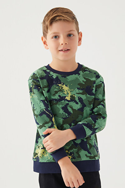 Rolypoly Boy's Green Sweatshirt