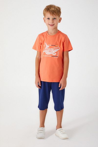 ROLY POLY Rolypoly Boy Orange Capri Suit