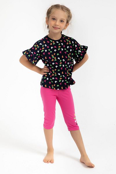 ROLY POLY Rolypoly Butterflys Navy Blue Girls' Tights Set