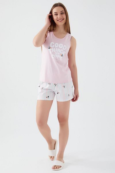 Pierre Cardin Good Things Dusty Pink Women's Shorts Set