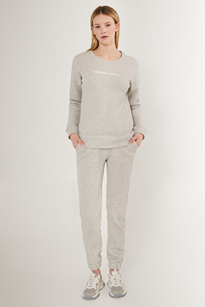 Arnetta Gray Relaxez Vouz Women's Long Sleeve Tracksuit Set