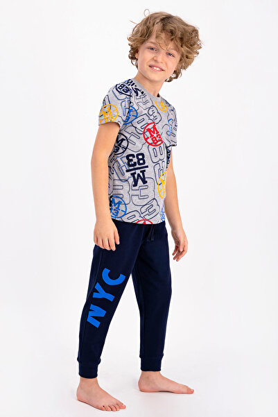ROLY POLY طقم بيجامة بأكمام قصيرة للرجال من Rolypoly Bright Street Grimelange