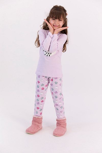 ROLY POLY Rolypoly Light Lilac Girl's Pajama Set - Back To Sleep