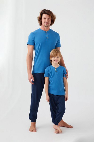 ROLY POLY Σετ πιτζάμες Rolypoly Boy's Blue κοντομάνικο