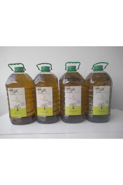 Elvin Gardens Naturel Sızma Zeytinyağı 20 Lt. 4'lü Koli