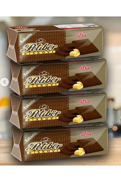 Afia Cocoa Petibur Biscuit 180Gr - Set of 4