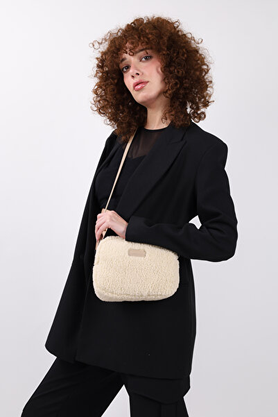 NOTHING Women's Light Mink Fur Plush Mini Urban Cross Shoulder Bag