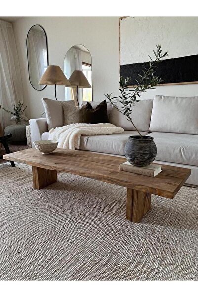 İndirimliPazar Masif Ahşap Orta Sehpa