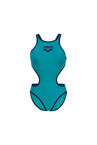 ARENA One Biglogo One Piece Γυναικείο Πράσινο Μαγιό 001198650