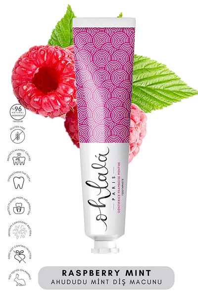 OHLALA Raspberry Mint (Raspberry-Mint) Toothpaste 75ml