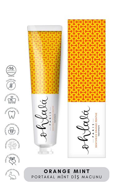 OHLALA Orange Mint (Orange-Mint) Toothpaste 75ml