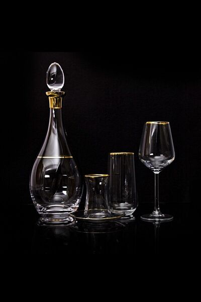 Paşabahçe Gold 61 Parça 12 Kişilik Cam Bardak Seti