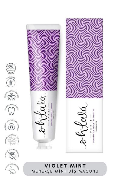 OHLALA Violet Mint (Violet-Mint) Toothpaste 75ml