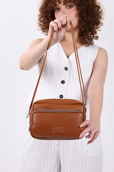 NOTHING Dámská opálená taška přes rameno se 2 oddíly s nastavitelným popruhem a crossbody