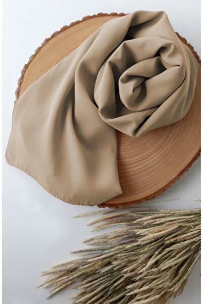 suhneva Beige Chiffon Shawl