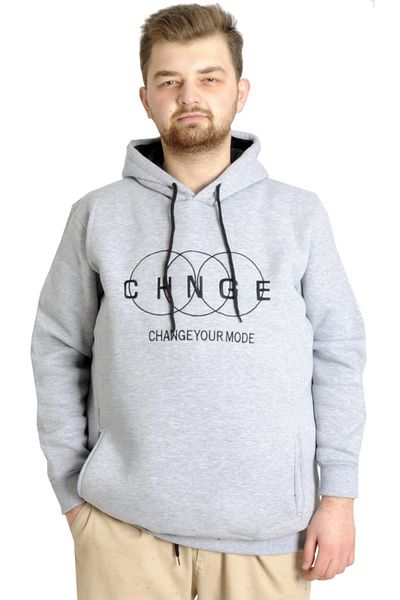 ModeXL Mode XL Ανδρικό Φούτερ με κουκούλα CHNGE 22518 Grimelange