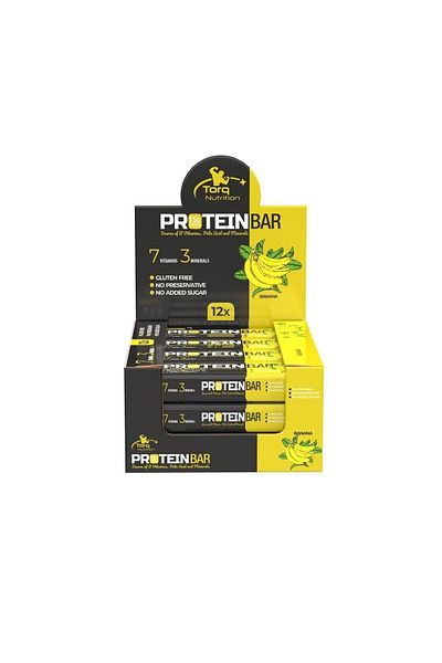 Torq Nutrition Protein Bar Banana (50 GR X 12 PIECES)