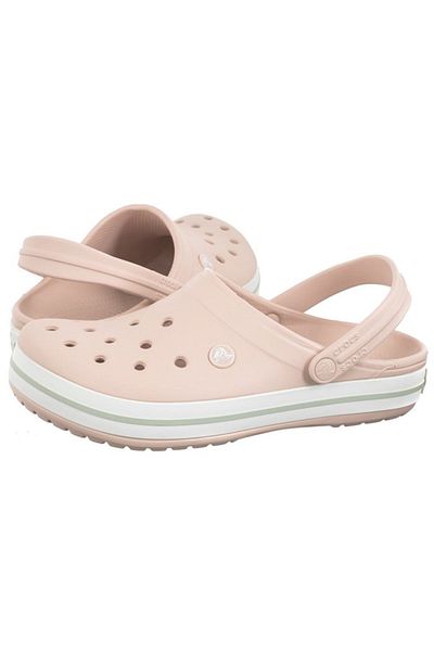 Crocs Pink Unisex Crocband Slippers - 11016-6Ur