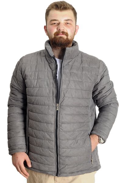 ModeXL Mode Xl Ανδρικό παλτό Suede 23625 Anthracite