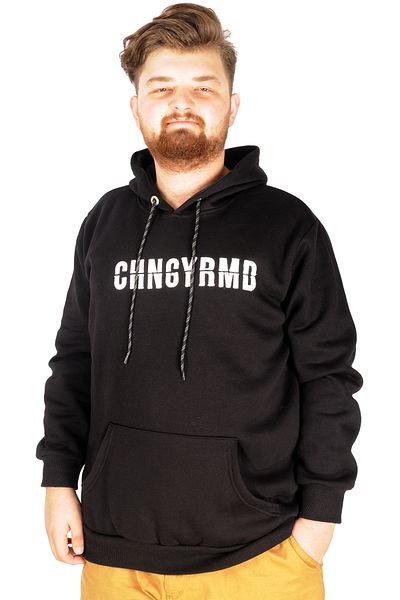 ModeXL Mode Xl Ανδρικό Κεντήματα με κουκούλα ιδρώτα Offmode 21502 Μαύρο