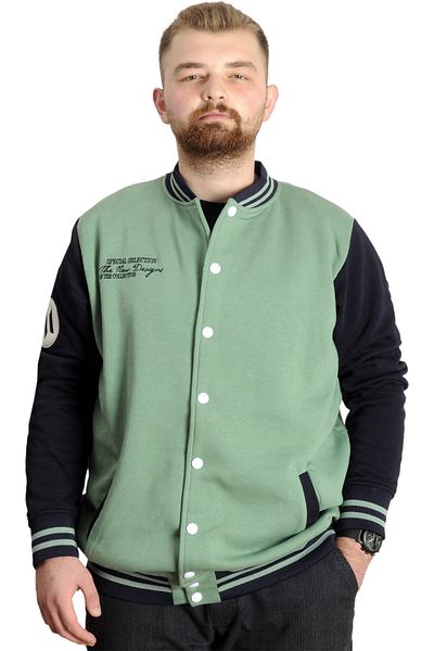 ModeXL Mode XL Plus Size Ανδρικά Παλτό Αθλητικό Μπουφάν 23628 Çağla