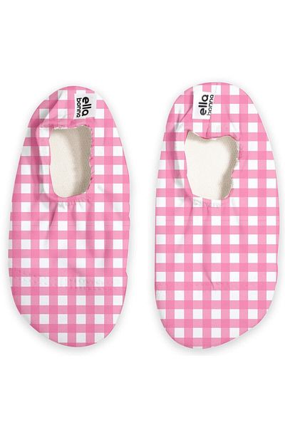 Ella Bonna Rosa gestreifte Meer- und Poolschuhe mit rutschfester Sohle für Unisex-Babys und Kinder