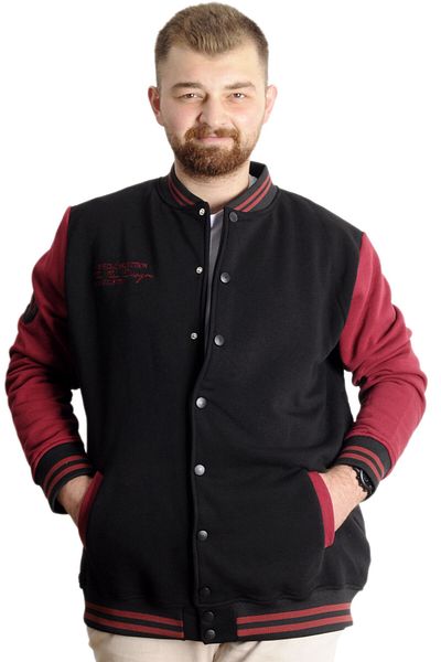 ModeXL Мъжко спортно яке Mode XL Large Size 23628 Черно