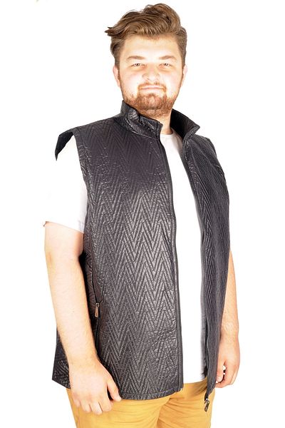 ModeXL Mode Xl Ανδρικό γιλέκο Basic Step Arrow Line 21605 Μαύρο