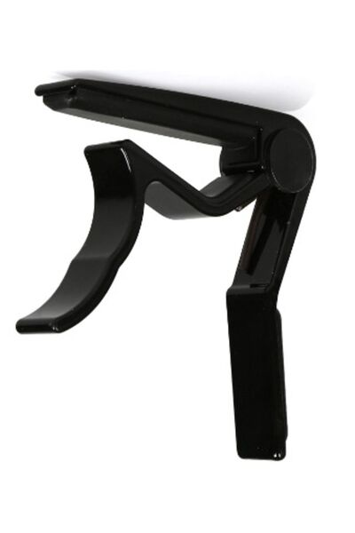 LONGA جيتار أسود كابو - نوع مزلاج المشبك