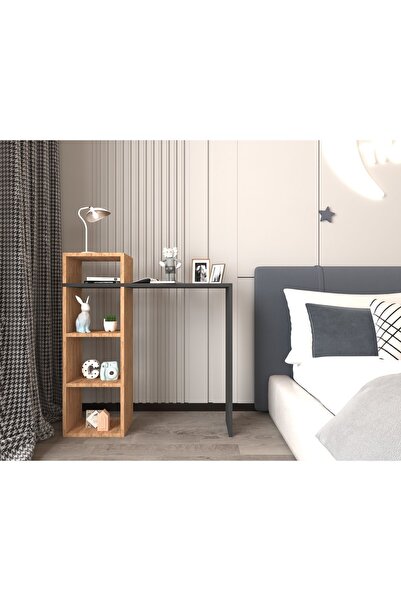 ESYAH Çalışma Masası Raf- Kitaplık Çok Amaçlı Masa