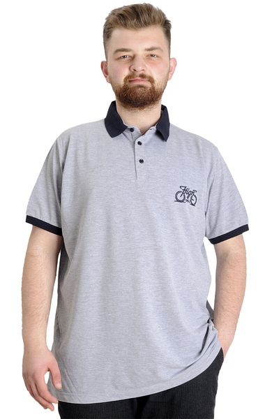 ModeXL تيشيرت بولو رجالي مقاس كبير من Mode Xl High 23346 Grimelange