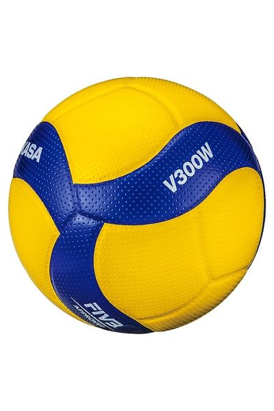 MIKASA Yellow Volleyball Ball V300W 5