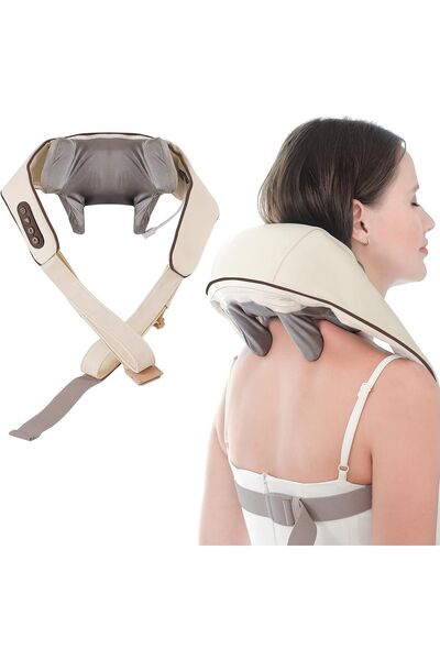 ROBEVE Şarjlı Masaj Aleti Şarjlı Ovmalı Ve Isıtmalı Rahatlatıcı Masaj Aleti Şarjlı Sırt Masaj Aleti