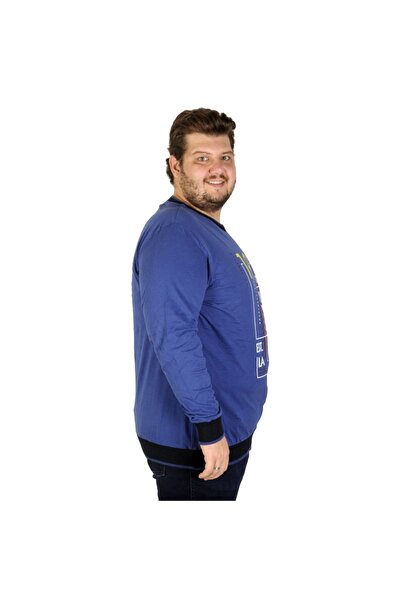 ModeXL Hanorac pentru bărbați de mărime mare Mode Xl Beach City 19136 Indigo