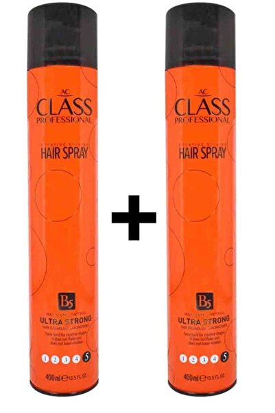 AC CLASS Saç Spreyi Ultra Strong 400 ml * 2 Adet