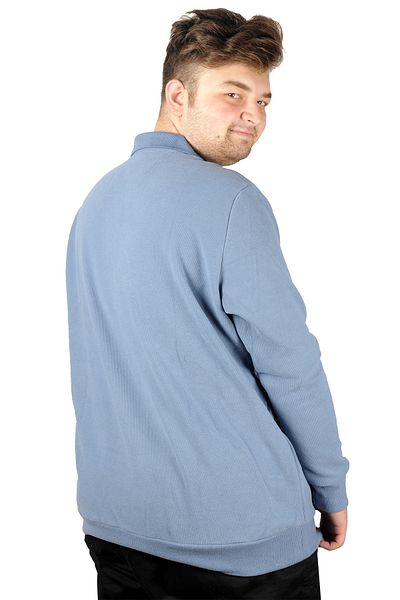 ModeXL Ανδρικό φούτερ Polo - Mode XL, Vnz Selanik 20440, Μπλε