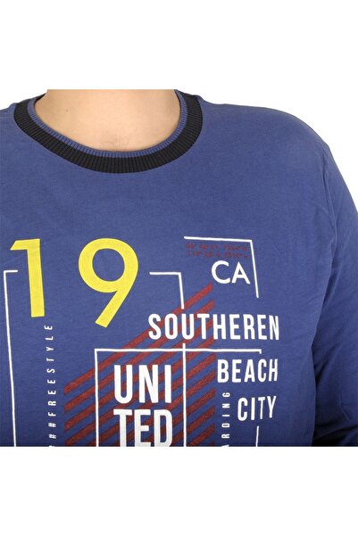 ModeXL Hanorac pentru bărbați de mărime mare Mode Xl Beach City 19136 Indigo