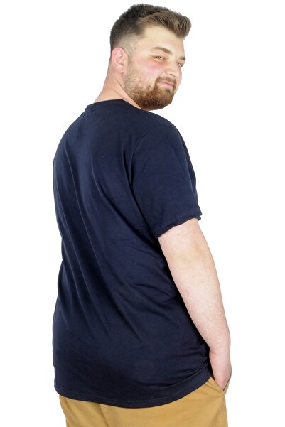 ModeXL Mode Xl Великий розмір Футболка з круглим вирізом Prayers 22185 Синій