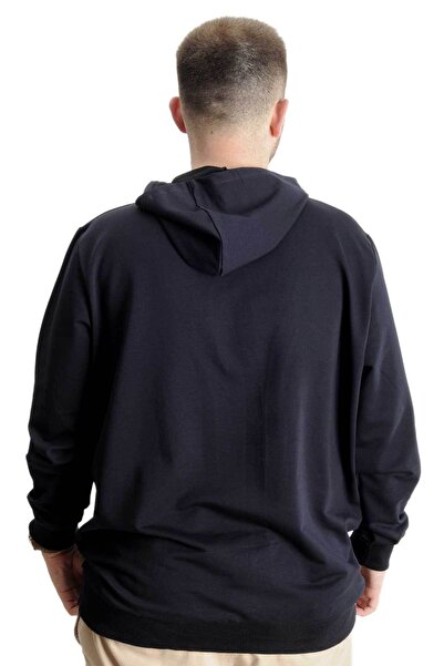 ModeXL Ανδρικό φερμουάρ Mistika 23166 Navy Blue - Μεγάλο Μέγεθος