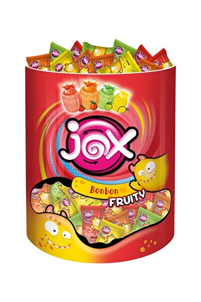 JOX Fruity Bonbon Meyve Aromalı Sıvı Dolgulu Bonbon Şeker Silindir (5 G X 200 Adet)