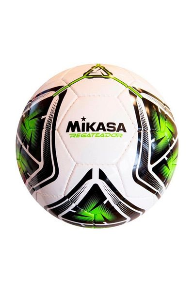 MIKASA Hand Stitched Astroturf Football Ball Regateador5-g White-green