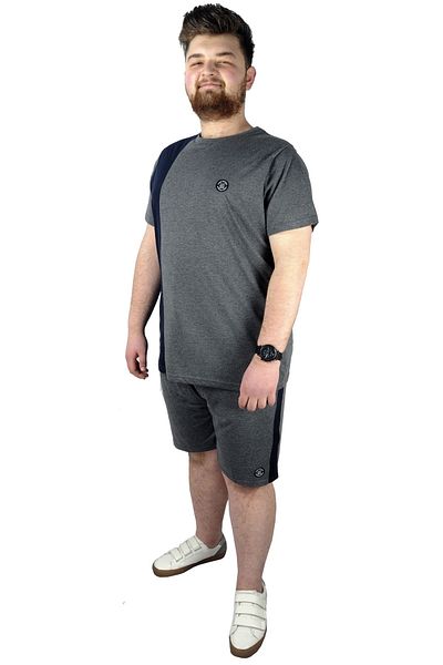 ModeXL Mode Xl Ανδρικό Capri Single Jersey Md08 22135 Antramelange