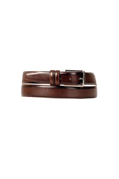 ModeXL Ανδρική Δερμάτινη Ζώνη Super 4086 - 3,5cm Καφέ
