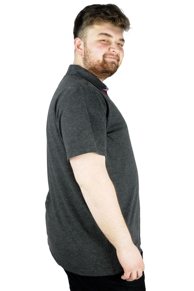 ModeXL Футболка Mode Xl Erkek Polo T Shirt Explore The World 22313 Antramelanj