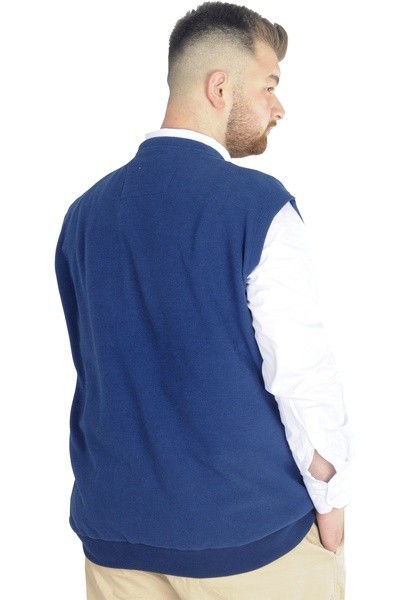 ModeXL Mode Xl Large Size Men's Vest Thessaloniki 20545 Indigo