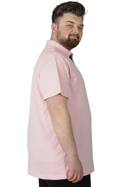 ModeXL Mode Xl Μπλουζάκι μεγάλου μεγέθους Polo 08 Meeting 22329 Salmon