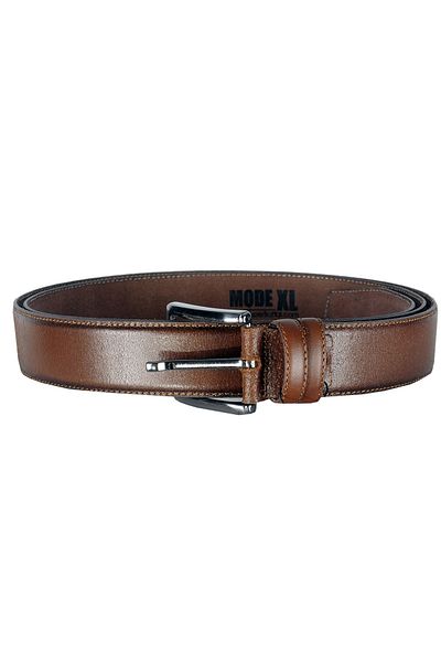 ModeXL Ζώνη Mode XL 4 cm Απλό Διπλό Δέρμα 4078 Χρώμα Φουντουκιού