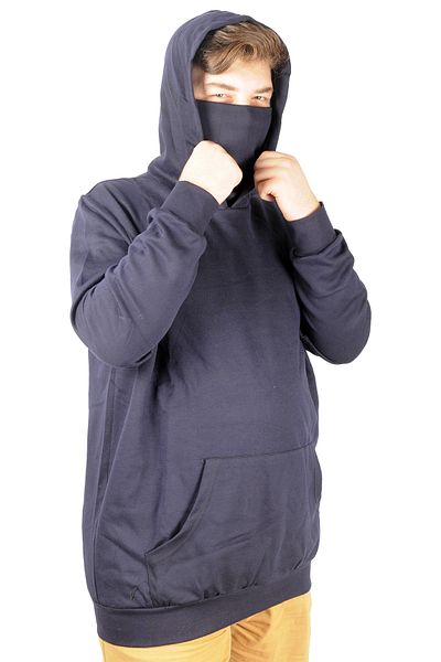 ModeXL Mode Xl Ανδρική μάσκα βραχίονα φούτερ μεγάλου μεγέθους 21505 Navy Blue