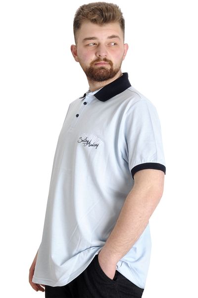 ModeXL Tricou polo pentru bărbați de mărime mare Mode Xl Sailing 23344 Albastru